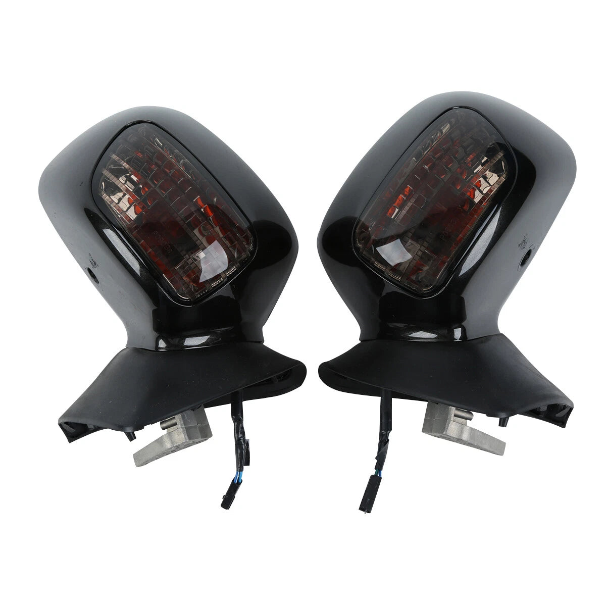 Rearview Mirrors with Smoke Signal Lens for Honda Goldwing GL1800 (2001–2017)