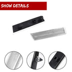 2X Clear Front Side Marker Lights Lens for Chevy Astro / GMC Safari