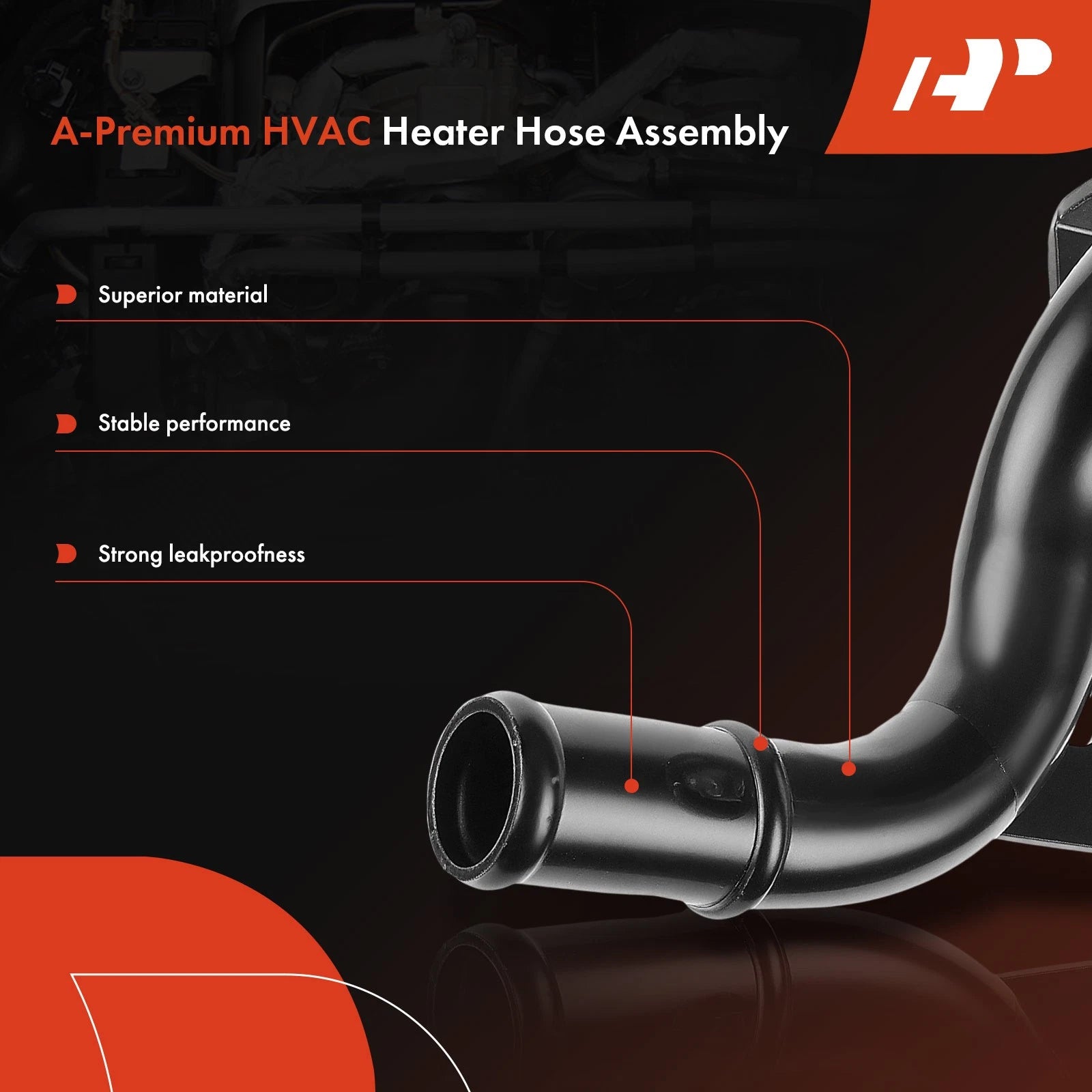 Outlet HVAC Heater Hose Assembly for Chevrolet Equinox (2005–2009)