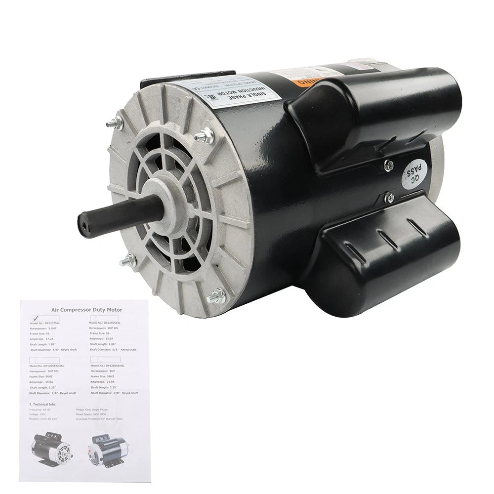 Electric Motor for Compressor Duty 56 Frame (230V)