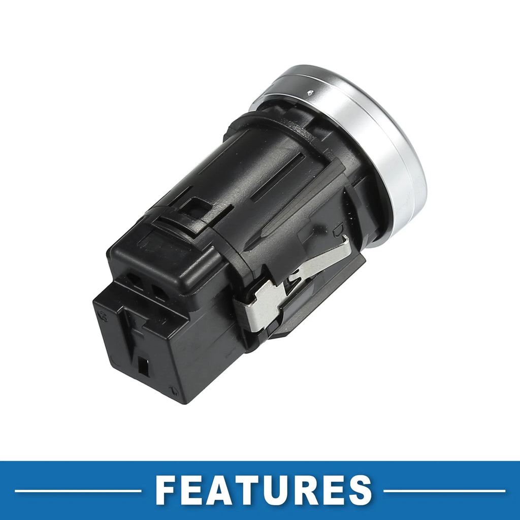 Engine Start Stop Switch Button for Audi Q5 (2013–2016) 8K0905217A Silver Tone