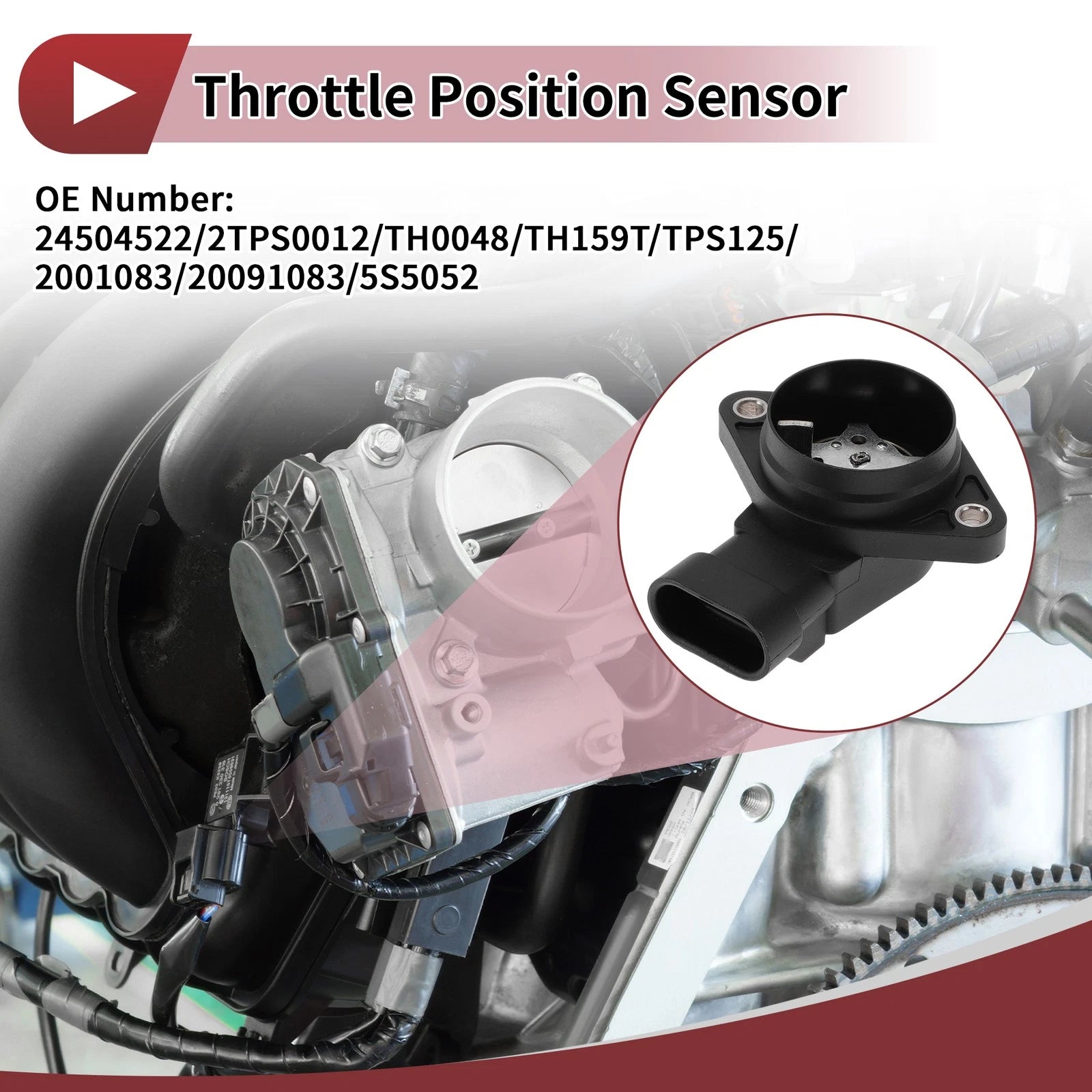 Throttle Position Sensor for Buick LeSabre (1996–2005) No.24504522, 2TPS0012
