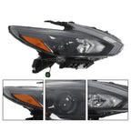 Headlight Assembly Set of 2 for Nissan Altima (2016–2018) Halogen