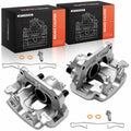 Pair Front Brake Calipers with Bracket for Ford Escape (2020–2021)