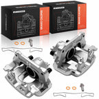 Pair Front Brake Calipers with Bracket for Ford Escape (2020–2021)
