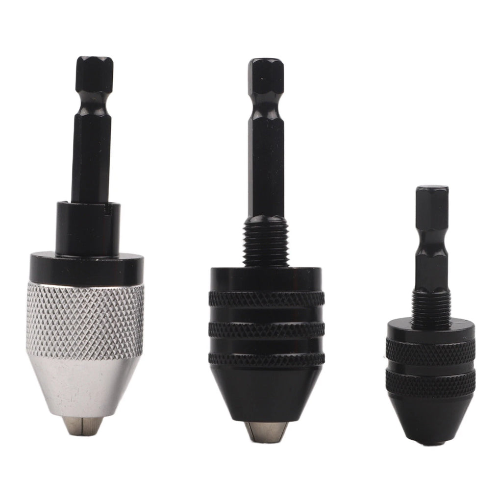 3pc Quick Change Drill Chuck Adapter for Angle Grinder (6-35mm)