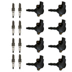 Set of 8 Ignition Coils & Iridium Spark Plugs for Mercedes-Benz CL550 (2007–2013)