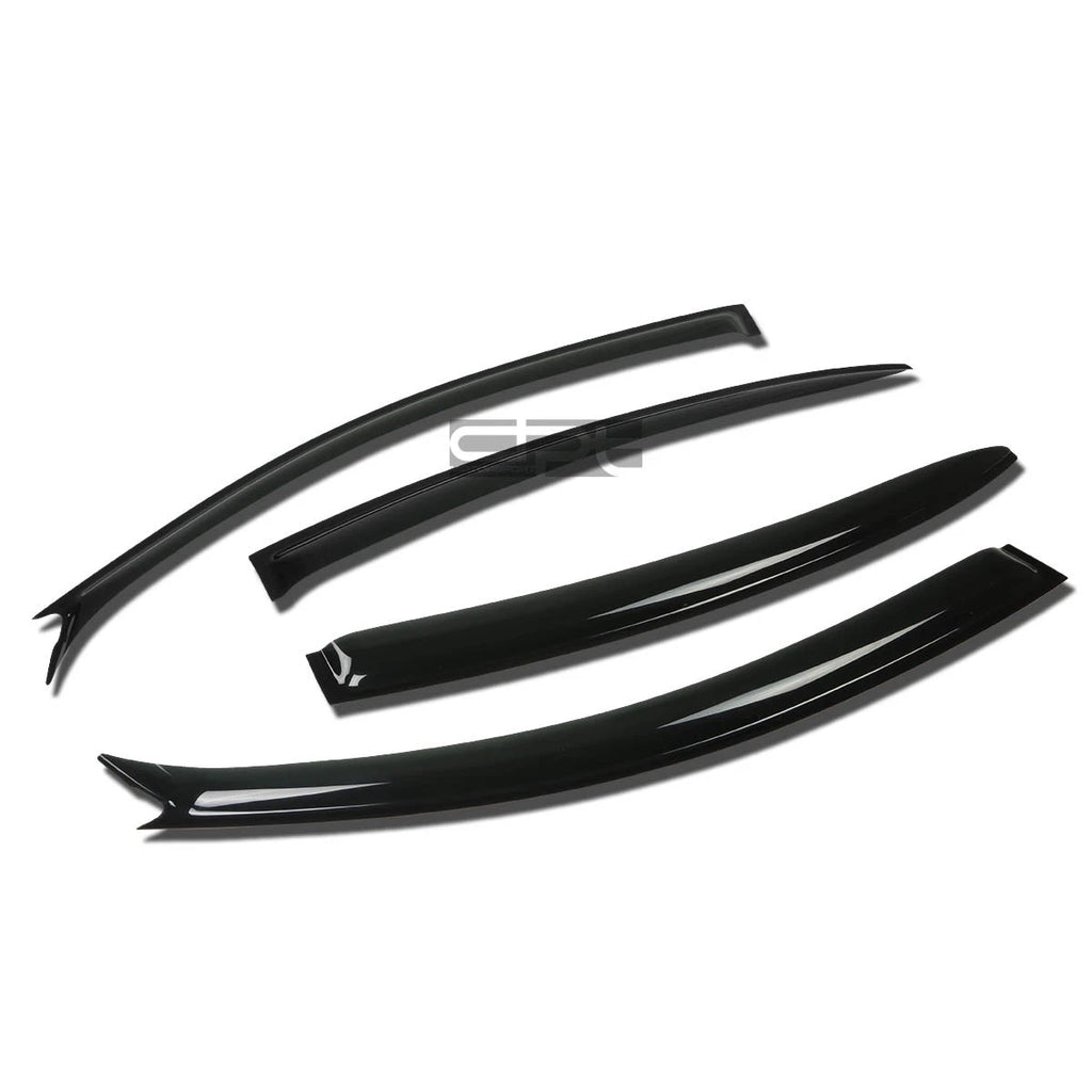 Set of 4 Window Visors for Mazda 3 (2004–2009) - Smoke Tint Rain Guard