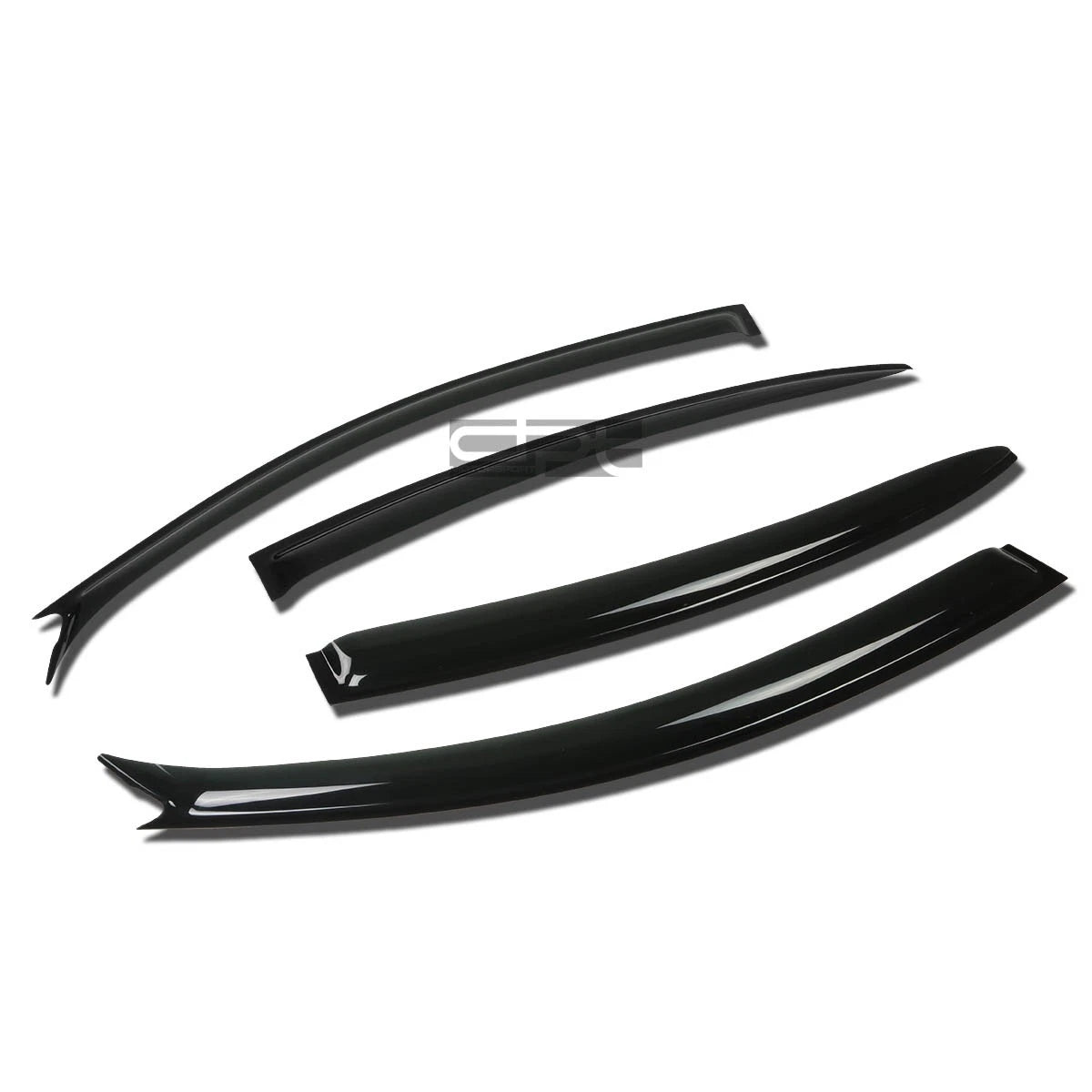 Set of 4 Window Visors for Mazda 3 (2004–2009) - Smoke Tint Rain Guard