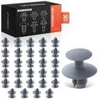 30x 8mm Push-Type Mounting Expansion Rivet Clips for Chrysler 