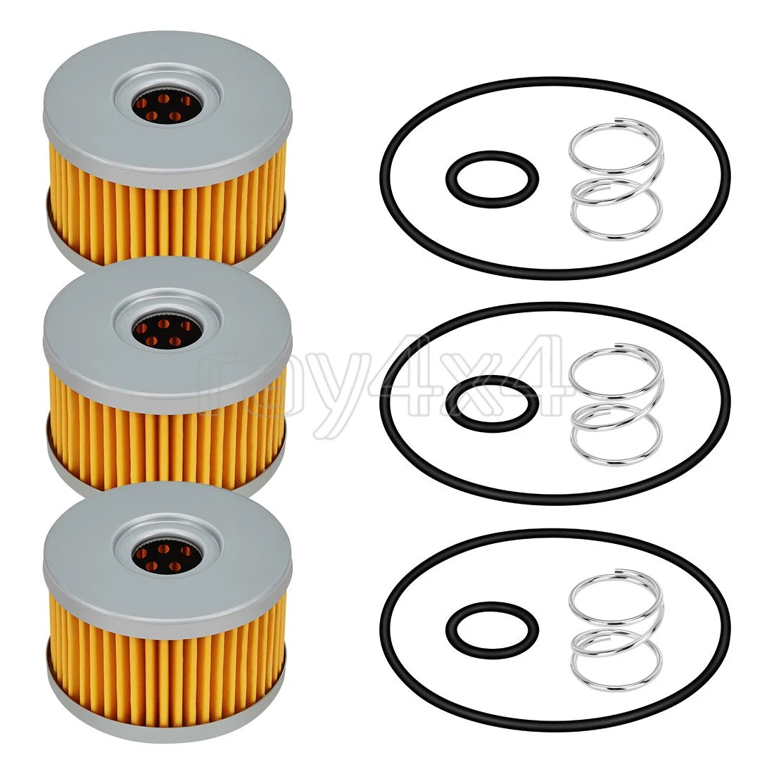 Set of 3 Oil Filters for Suzuki DR650SE SP500 LS650 (1990–2009) 16510-37450