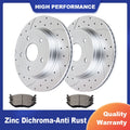 Front Drilled Slotted Brake Rotors and Pads Kit for Dodge RAM 1500 Durango (YYYY–YYYY)