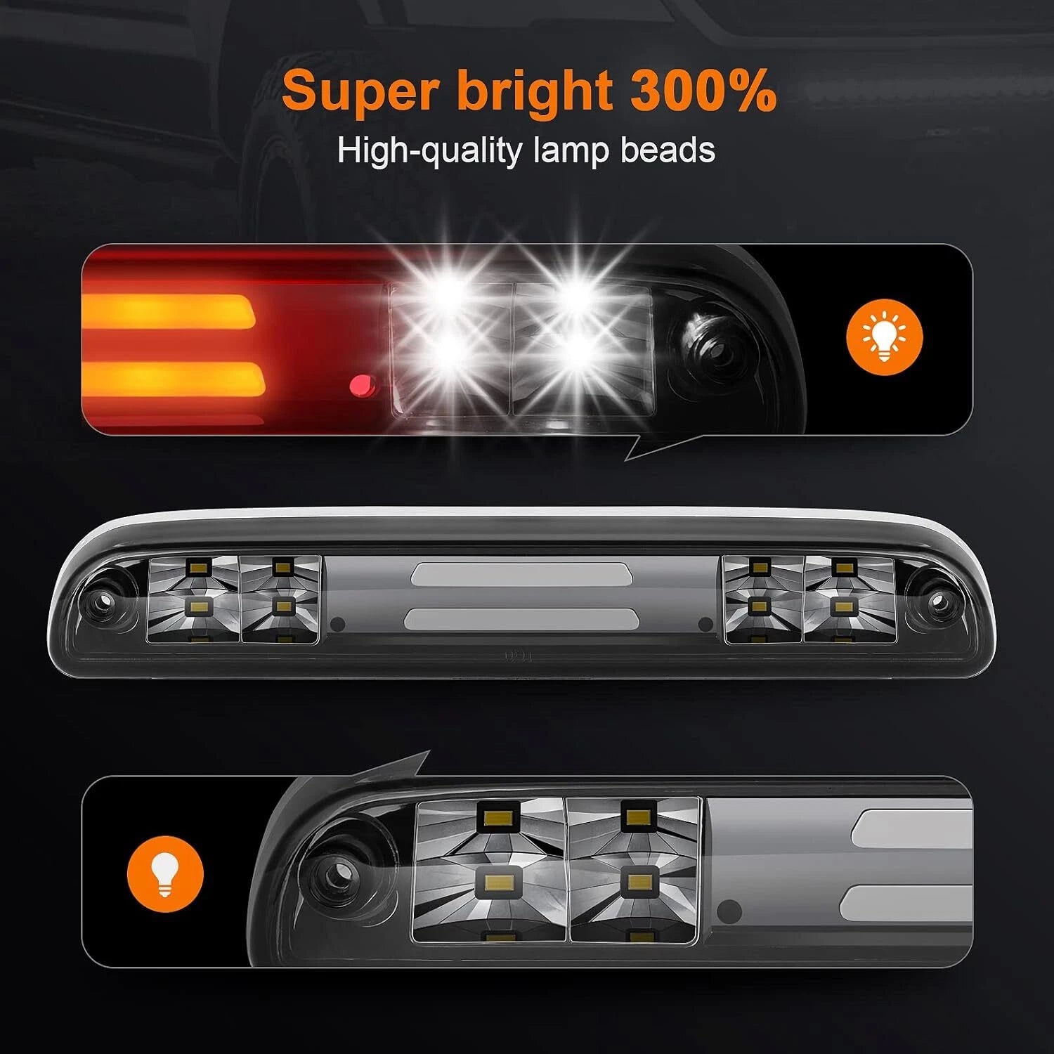 3rd Brake Light Cargo Stop Lamp for Ford Explorer Sport Trac (2001–2005)