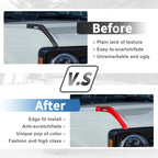 Hood Hinge Cover for Ford Bronco (2021–2024) Red Trail Sight Trim