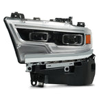 Full LED Projector Headlight Chrome for Ram 1500 (2019–2024) AFS Left Driver