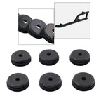 6 x Black Side Nerf Bar End Cap Plug for Polaris General 1000 (2016-2025)
