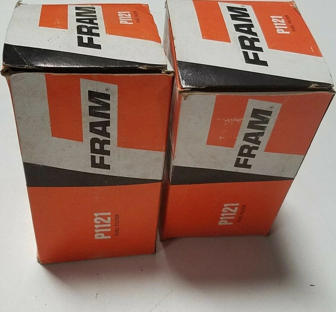 2X FRAM P1121 Secondary Spin-On Fuel Filter for