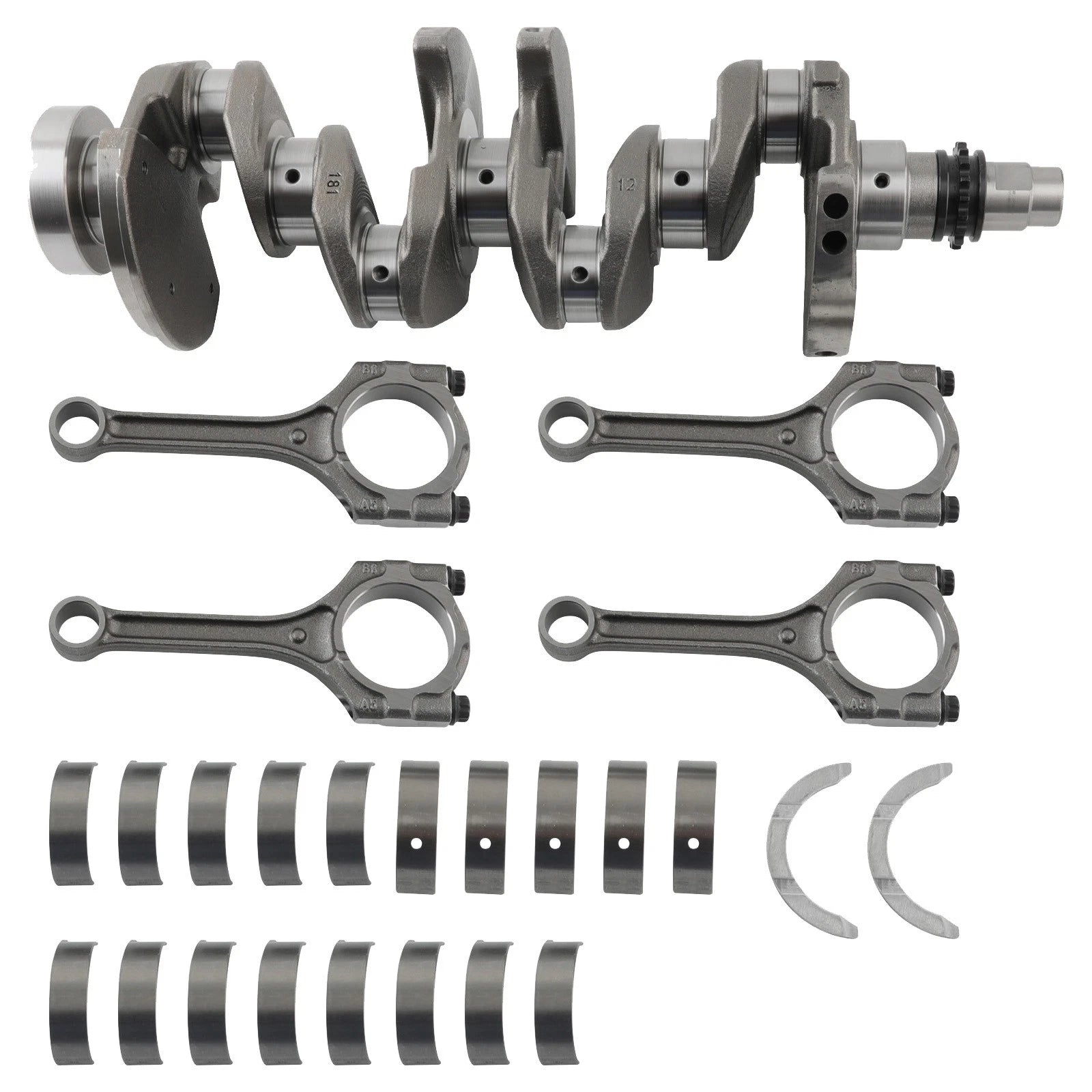 Crankshaft Con Rods & Bearing Kit for Hyundai KIA Soul Rio (2012–2019)