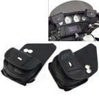 Black Dual Pouches Windshield Bags for Harley Touring Street Glide Special (2014-2023)
