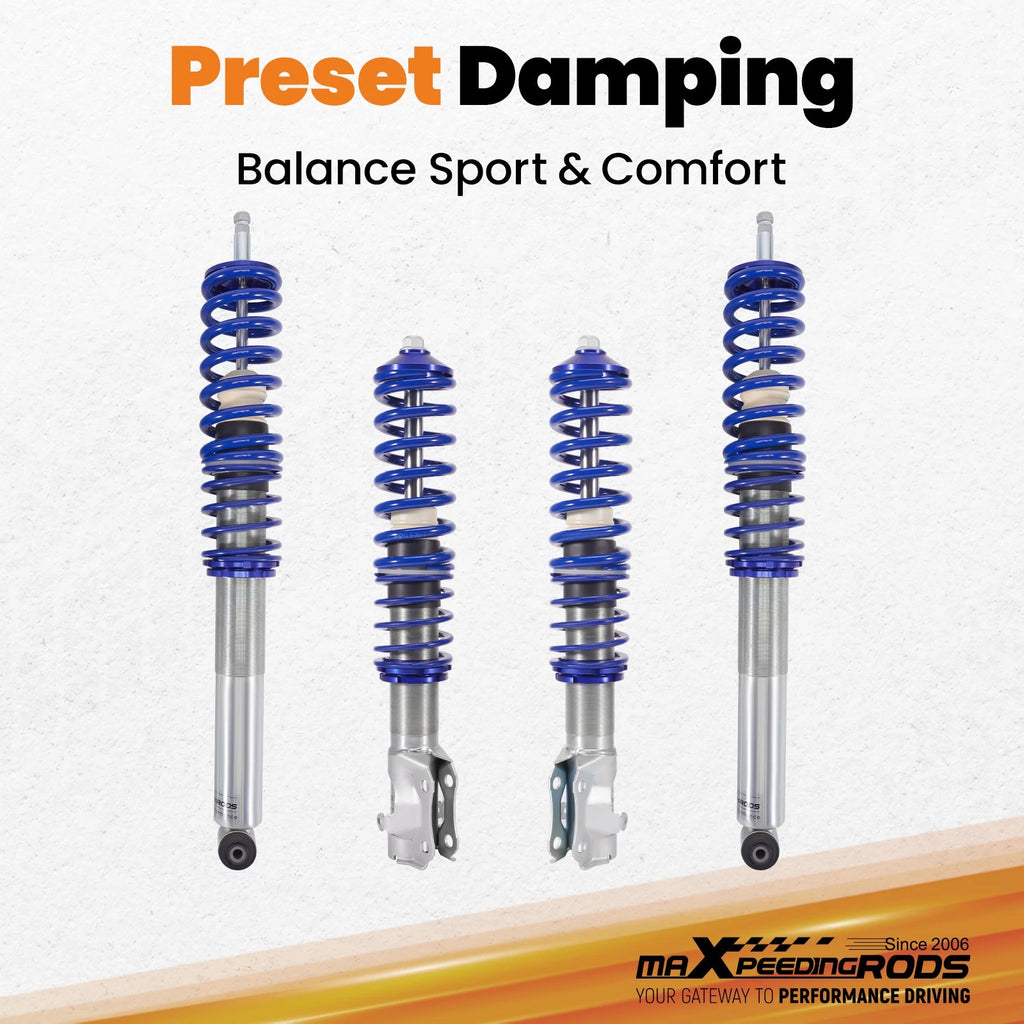 Coilovers for Volkswagen Golf/Jetta (1983–1999) Adjustable Height Suspension
