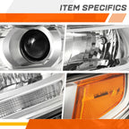 Projector Headlights with LED DRL for Chevy Suburban/Tahoe (2015–2020)