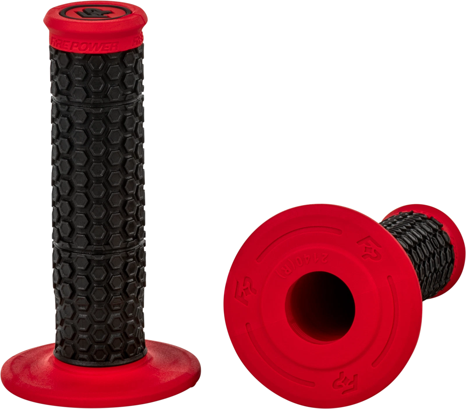 Pilot MX Standard Grips for Motorcycle (Red)