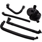 5pcs Crankcase Vent Valve & Breather Hose Kit for BMW Z3 E39 E46 E60 (1996–2010)