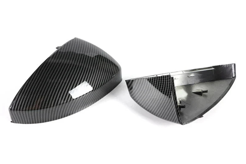 Carbon Fiber Style Side Wing Mirror Caps Covers for Audi TT (2014–2023)