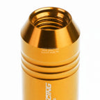 20 PC Open End M12x1.5 60mm Tall Orange Aluminum Lug Nuts for JDM Vehicles