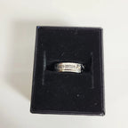 Brass H-D Wordmark Braided Ring for Harley-Davidson (Men's, Antique Silver)