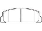 Rear Brake Pad Set for Mazda Protege Mazdaspeed 2003 (FW328XK)