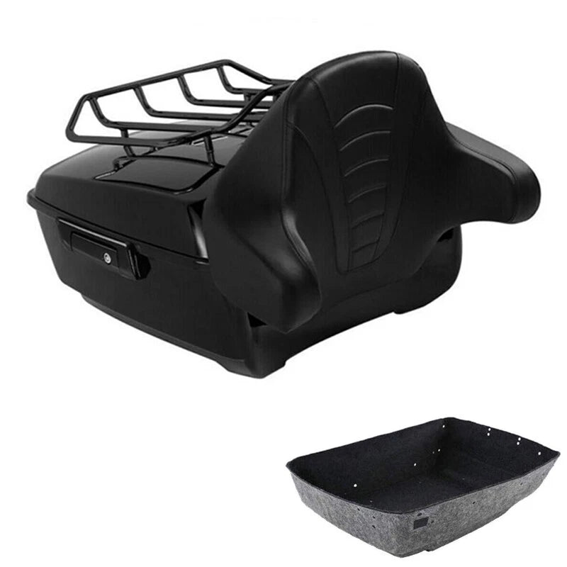 Trunk Backrest Luggage Rack for Harley Touring CVO Road Glide (2014–2026)