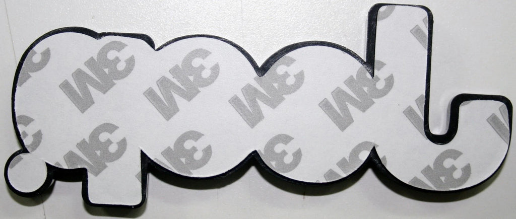 Chrome Emblem Tag for Jeep Cherokee (2014–2023) - 3M Adhesive Sticker