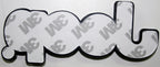 Chrome Emblem Tag for Jeep Cherokee (2014–2023) - 3M Adhesive Sticker