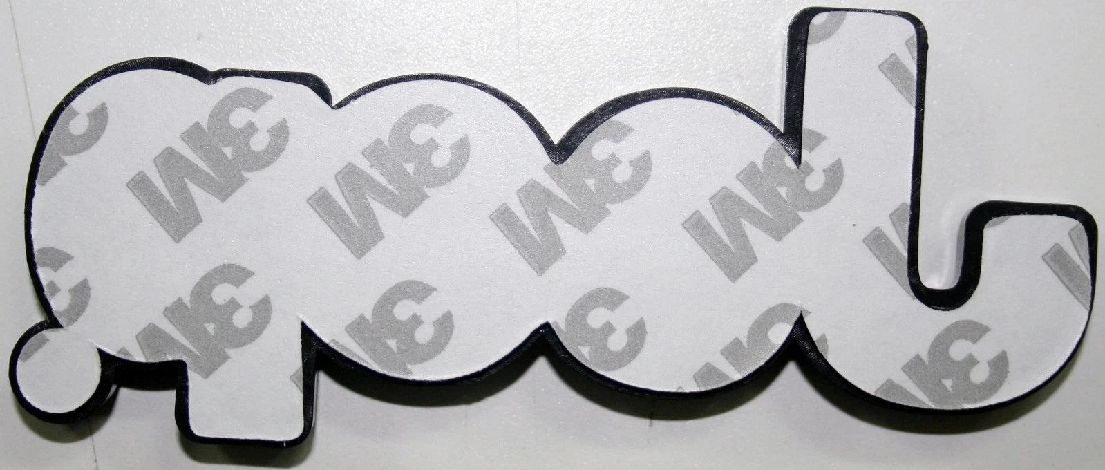 Chrome Emblem Tag for Jeep Cherokee (2014–2023) - 3M Adhesive Sticker