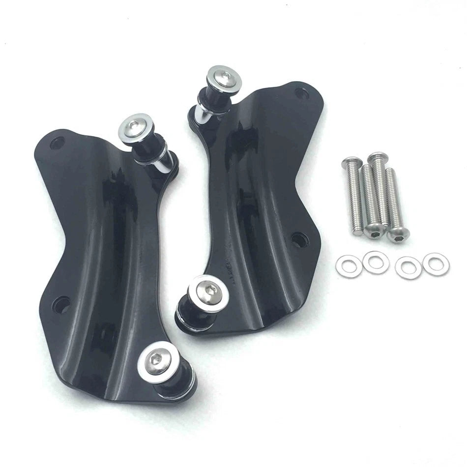 4 Point Docking Hardware Kit for Harley Touring (2014–2019) FLHR FLHT FLHX FLTR Black
