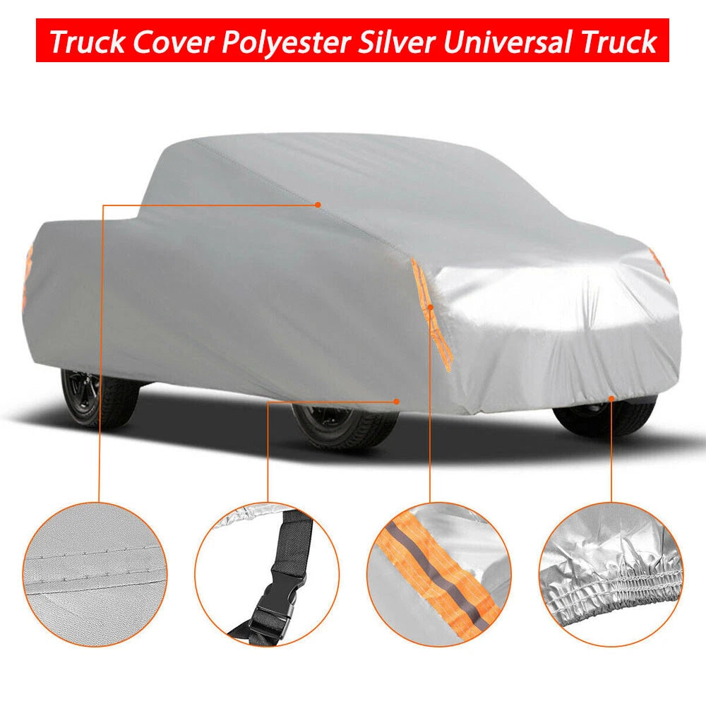 Outdoor Waterproof Pickup Truck Cover for Full-Size Trucks