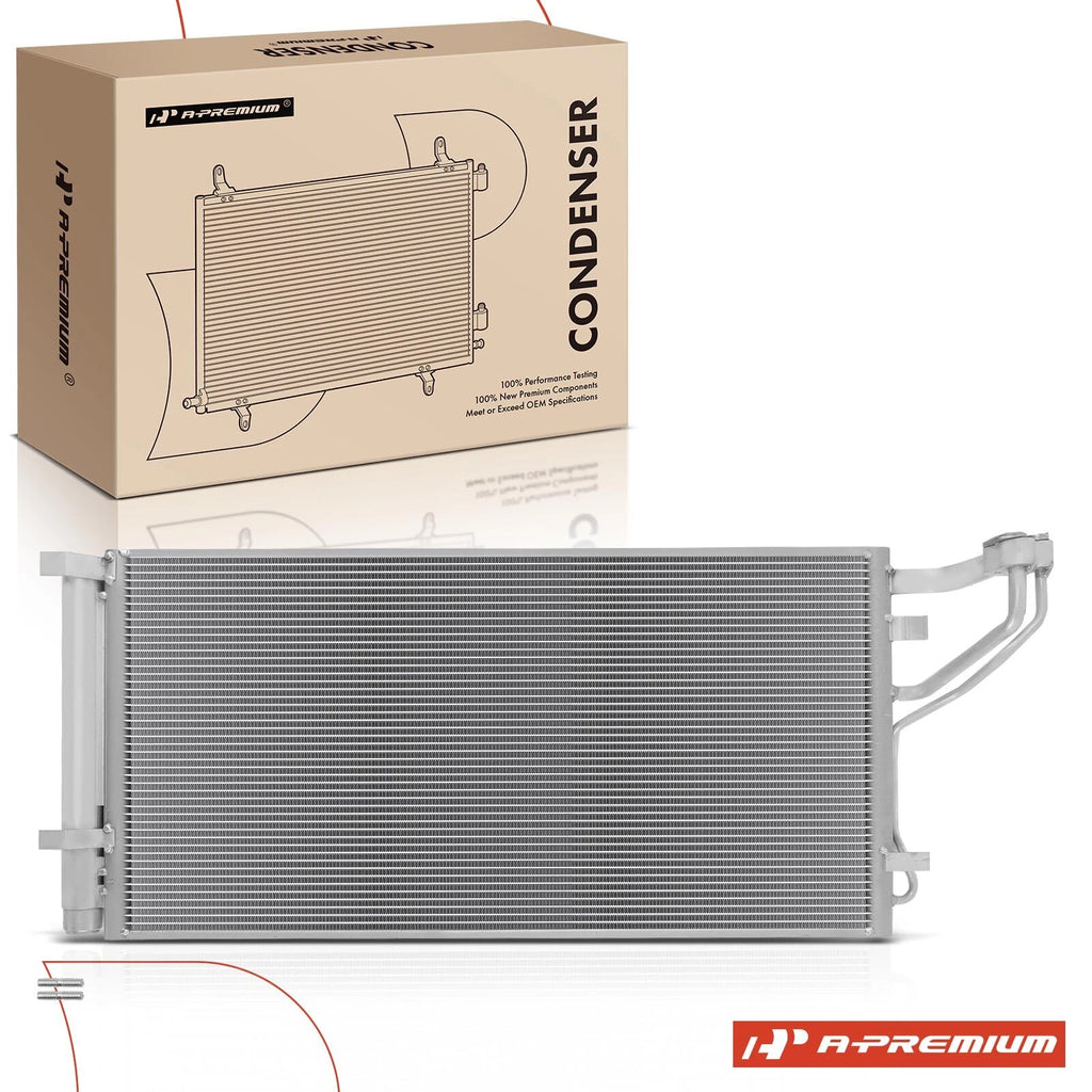 A/C Condenser with Bracket & Receiver Drier for Hyundai Sonata (2016–2019)