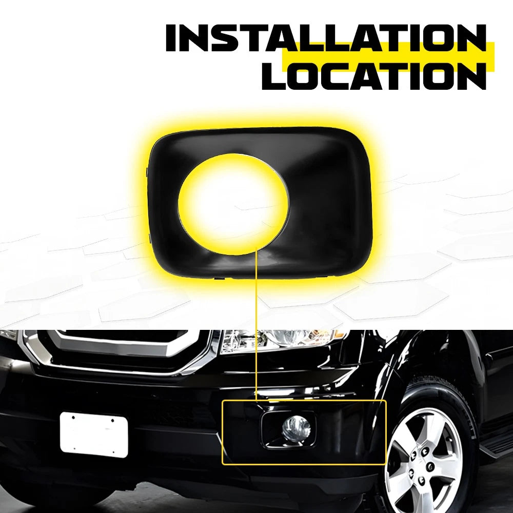 Pair Fog Light Trim Covers for Honda Pilot (2009–2011)