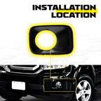 Pair Fog Light Trim Covers for Honda Pilot (2009–2011)