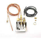 Stainless Steel Pilot Burner Kit for Propane Fireplaces (Indoor/Outdoor)