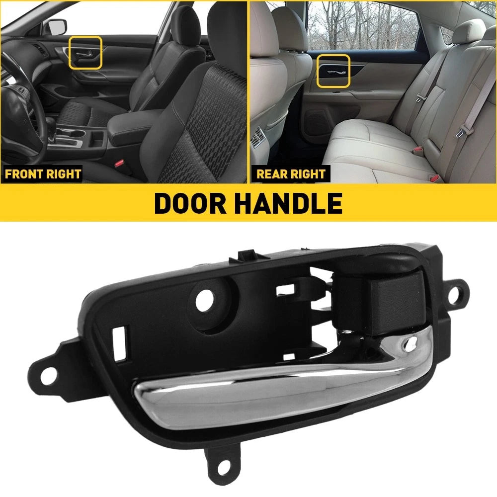 Right Side Interior Door Handle for Nissan Altima (2014–2018) - Black