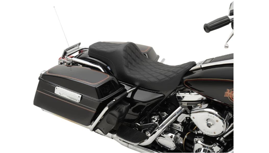 Predator III Diamond Stitch Seat for Harley Touring (1997–2007)