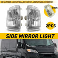 Set of 2 Side Mirror Turn Signal Lens Covers for Ram ProMaster (2014–2023)