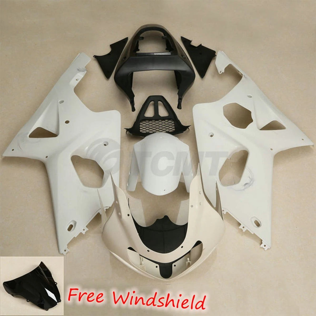 Unpainted ABS Fairing Bodywork for Suzuki GSX-R1000 (2000–2002)