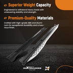 Black Side Step Bars for Mercedes GLC300 GLC43 (2022-2024)