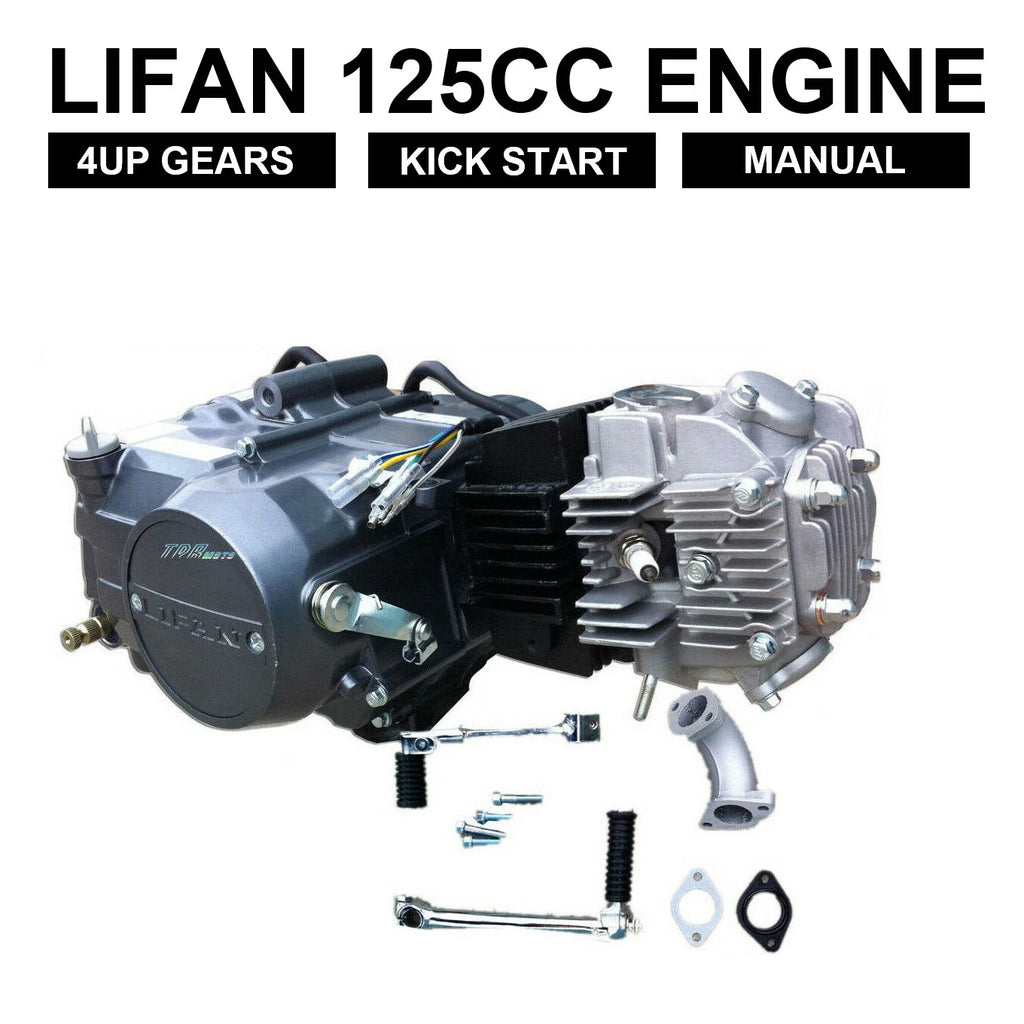 HP Racing 125cc Lifan Motor Engine for MX Dirt Pit Trail Bike (110cc-140cc)