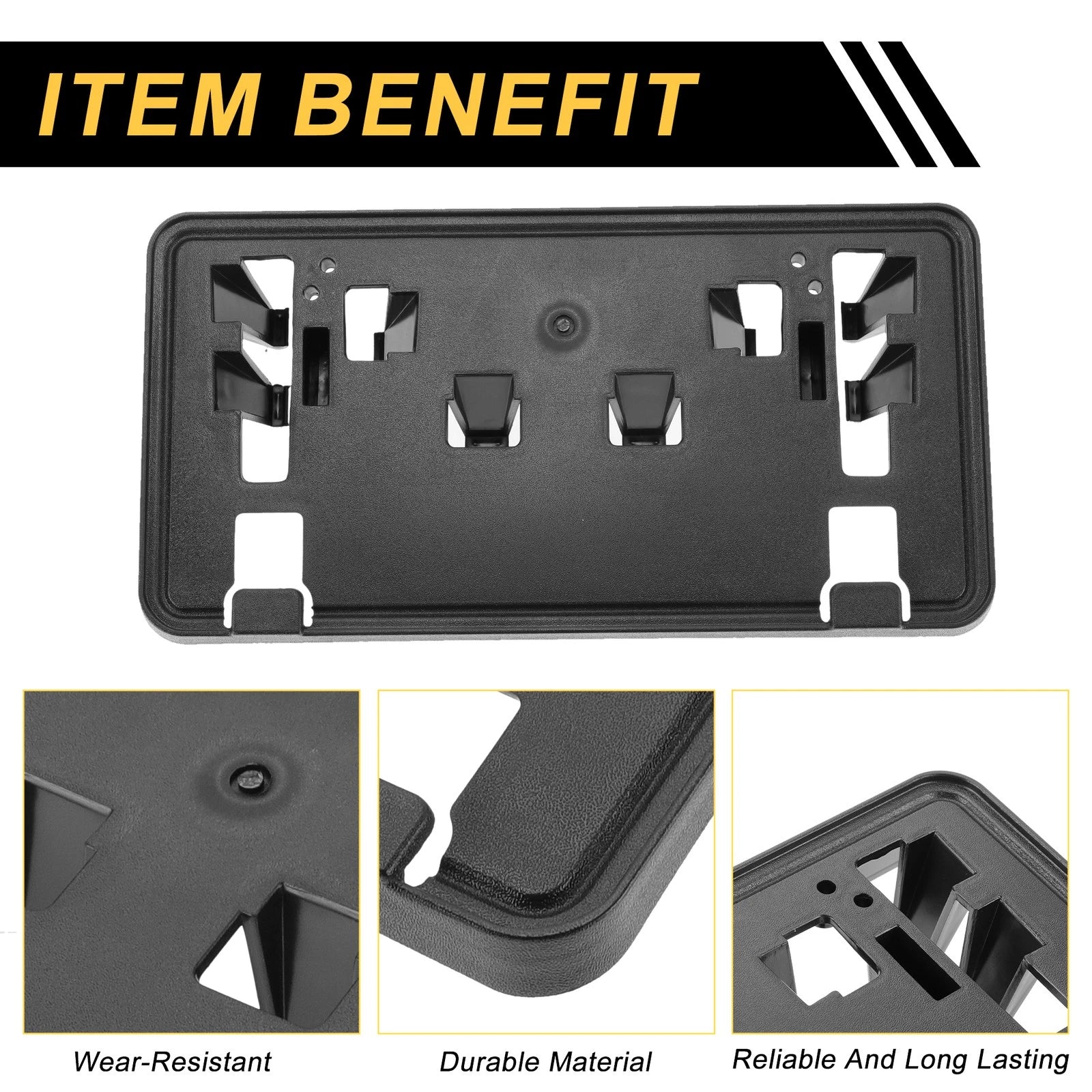 Set of 1 Front Bumper License Plate Bracket for Ford F-150 (2021–2023)
