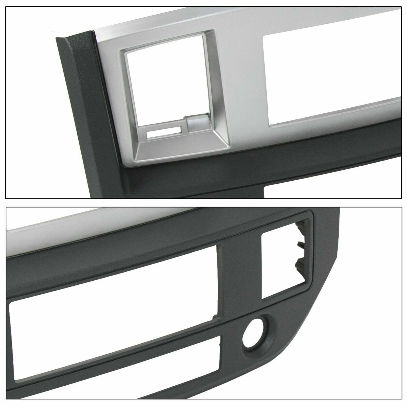 Double Din Dash Install Bezel Kit for Dodge Ram 1500 2500 3500 (2006–2009)
