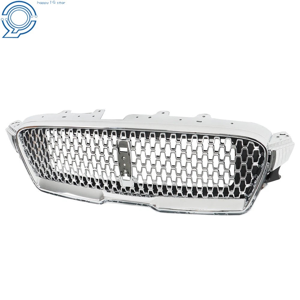 Front Bumper Upper Grille for Lincoln MKZ (2017–2019) Nickelplated